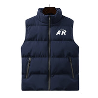 Thumbnail for ATR & Text Designed Puffy Vests