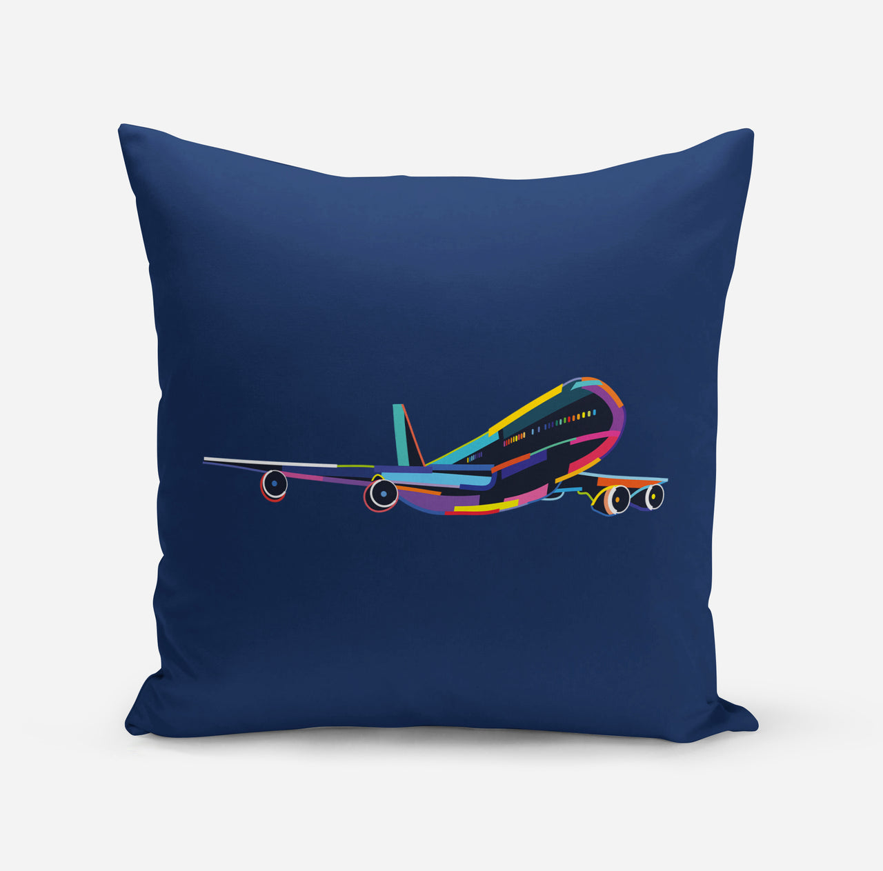 Multicolor Airplane Designed Pillows