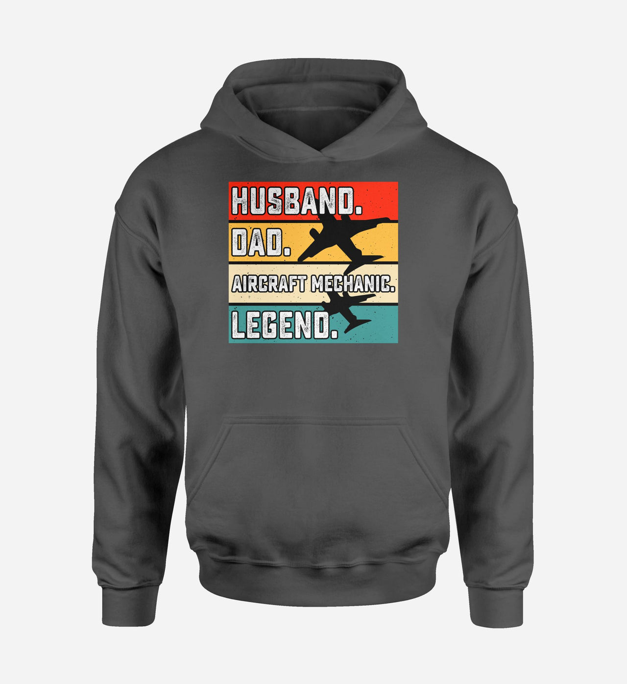 Husband & Dad & Aircraft Mechanic & Legend Designed Hoodies