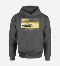 Thumbnail for Departing Jet Aircraft Designed Hoodies