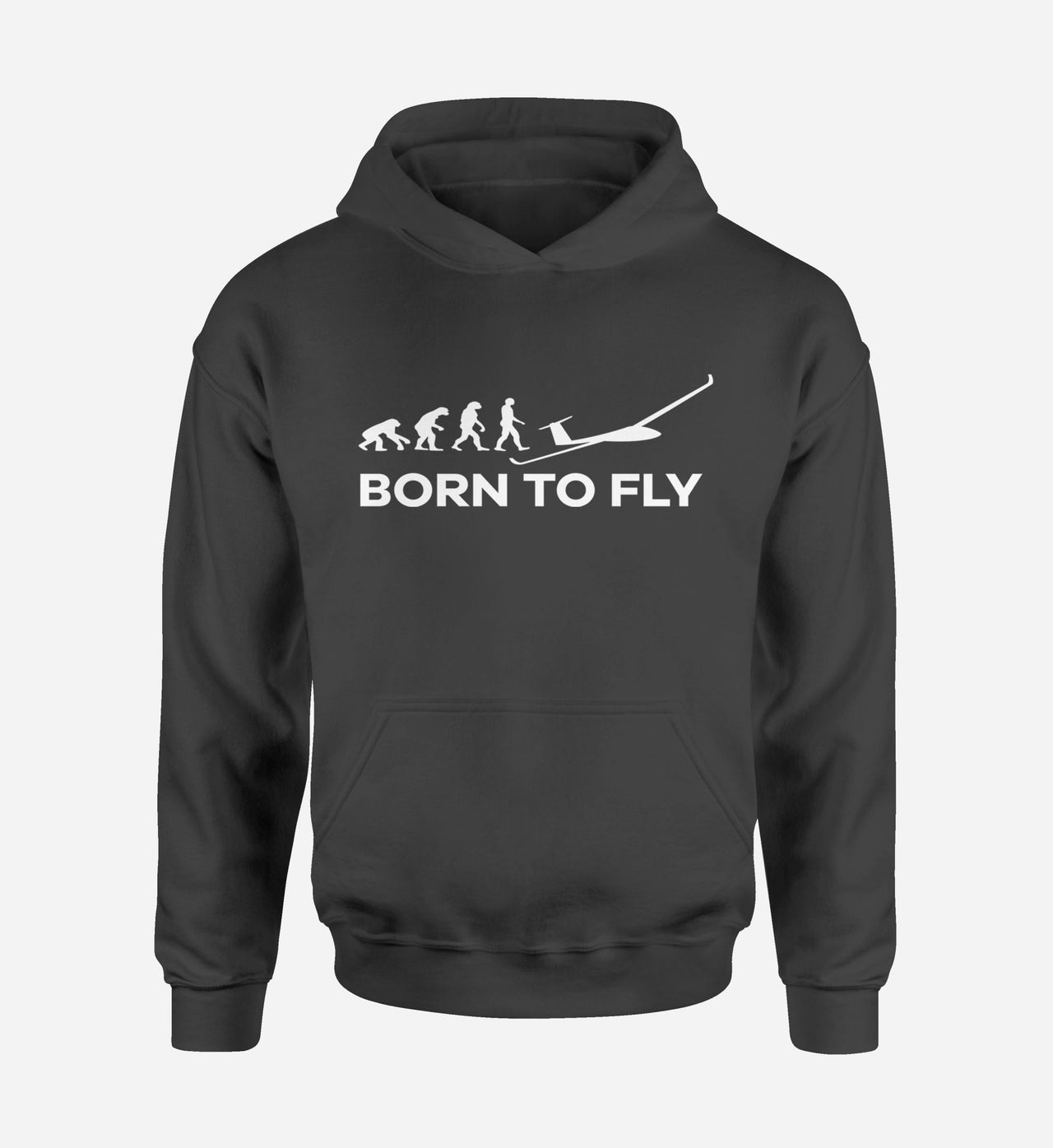Born To Fly Glider Designed Hoodies