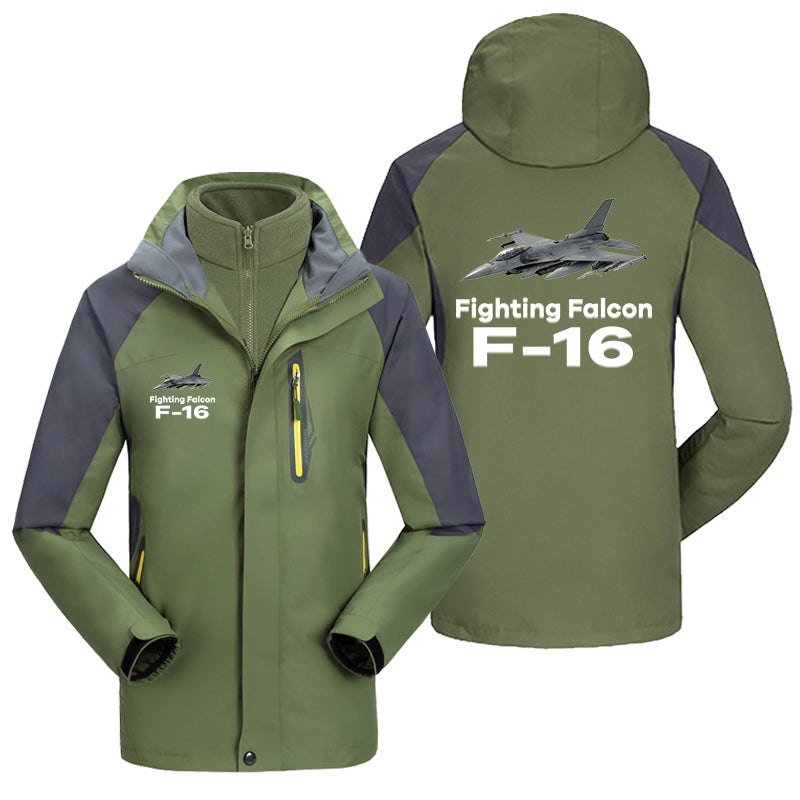 The Fighting Falcon F16 Designed Thick Skiing Jackets