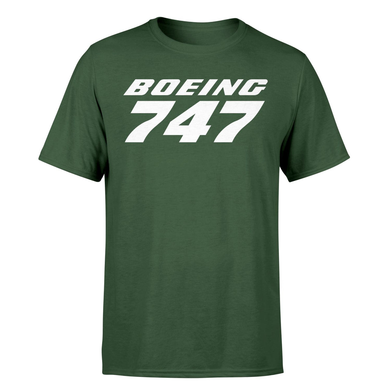 Boeing 747 & Text Designed T-Shirts
