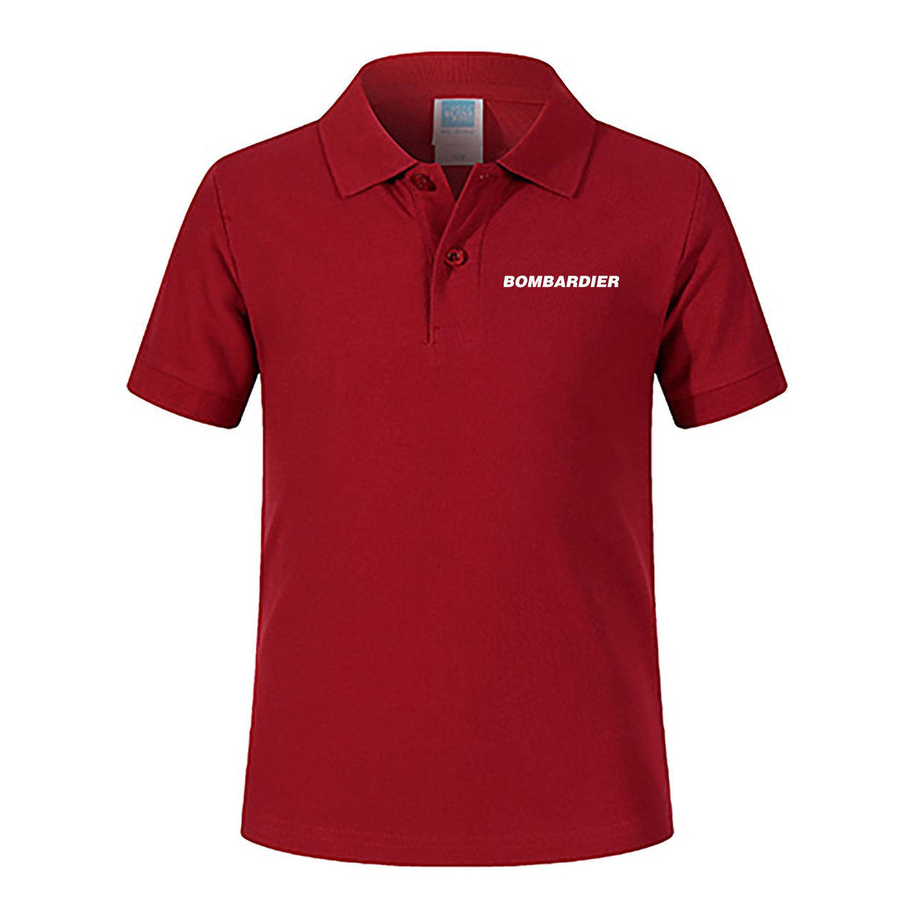 Bombardier & Text Designed Children Polo T-Shirts