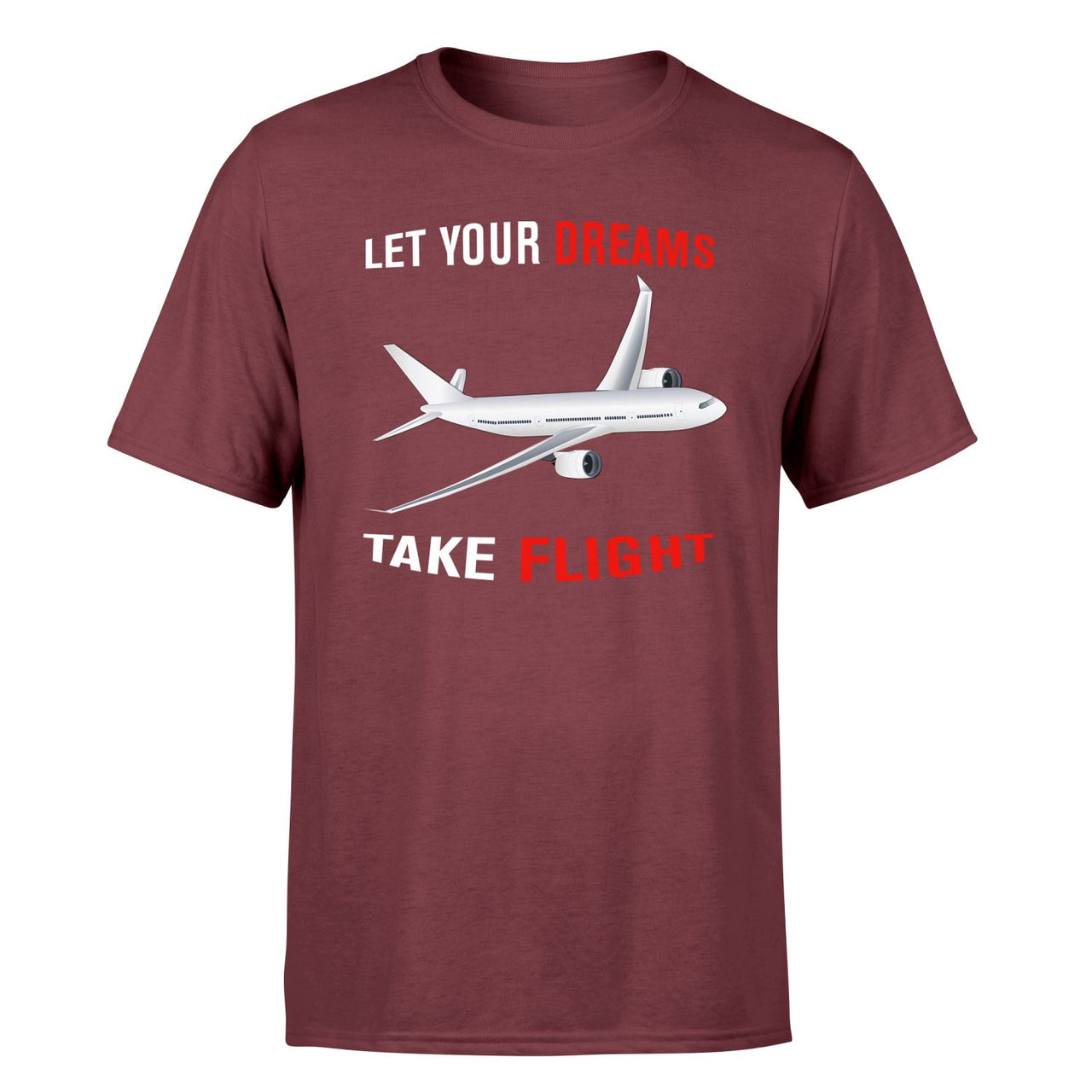 Let Your Dreams Take Flight Designed T-Shirts