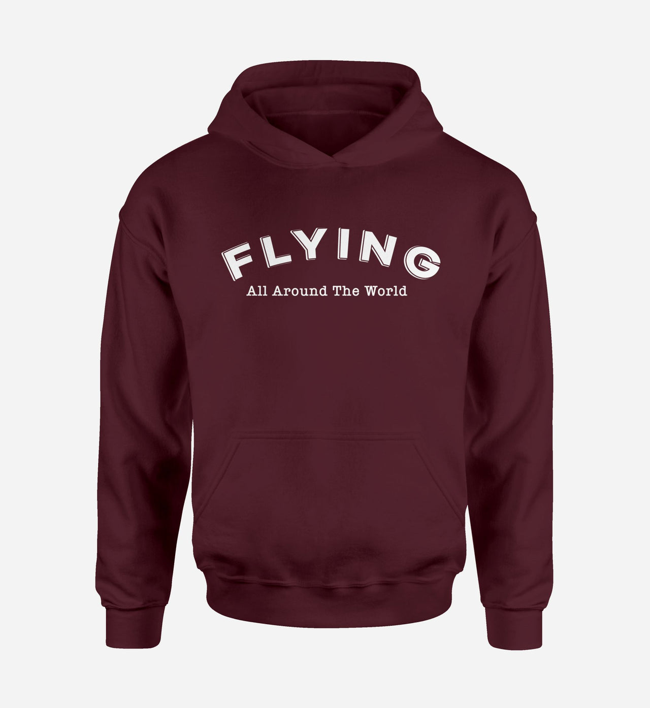 Flying All Around The World Designed Hoodies