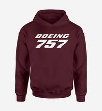 Thumbnail for Boeing 757 & Text Designed Hoodies
