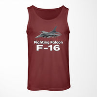 Thumbnail for The Fighting Falcon F16 Designed Tank Tops