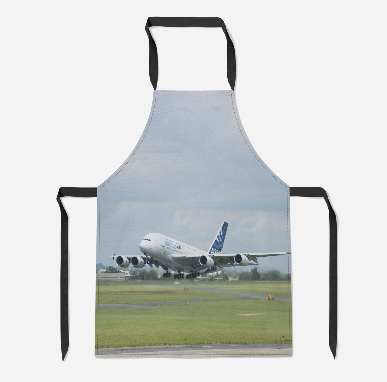 Departing Airbus A380 with Original Livery Designed Kitchen Aprons