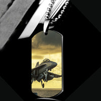 Thumbnail for Departing Jet Aircraft Designed Metal Necklaces