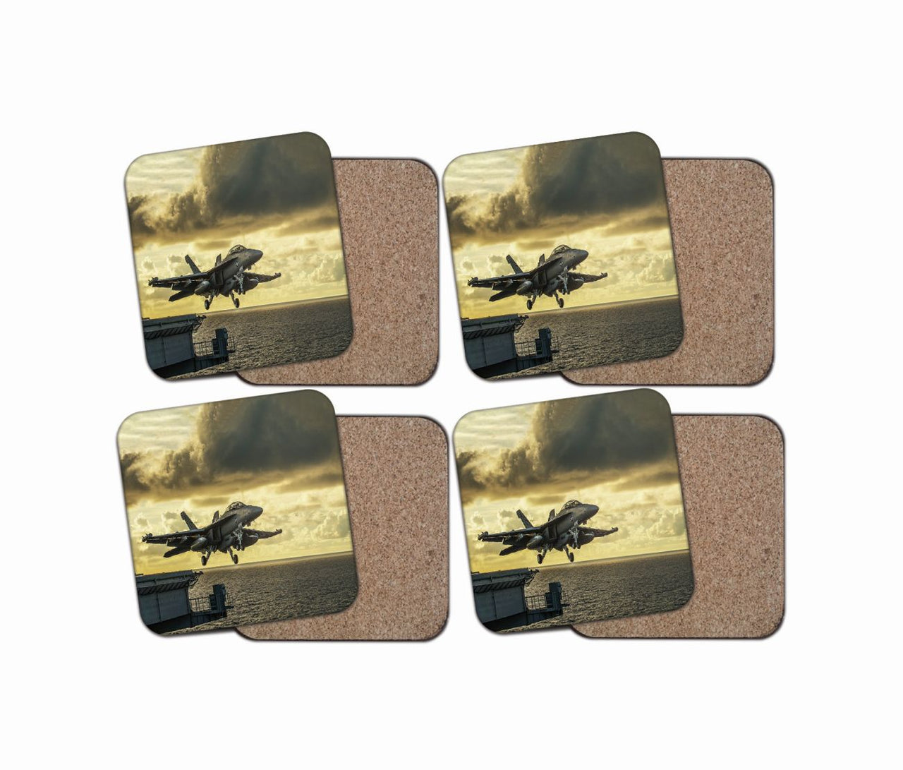 Departing Jet Aircraft Designed Coasters