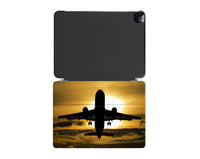 Thumbnail for Departing Passanger Jet During Sunset Designed iPad Cases