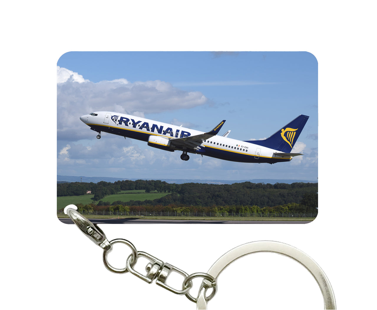 Departing Ryanair's Boeing 737 Designed Key Chains