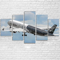 Thumbnail for Departing Airbus A350 (Original Livery) Printed Multiple Canvas Poster