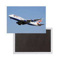 Thumbnail for Departing British Airways Boeing 747 Printed Magnet Pilot Eyes Store 