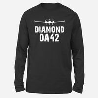 Thumbnail for Diamond DA42 & Plane Designed Long-Sleeve T-Shirts