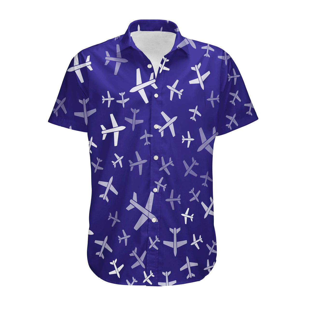Different Sizes Seamless Airplanes Designed 3D Shirts
