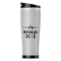 Thumbnail for Douglas DC-3 & Plane Designed Travel Mugs