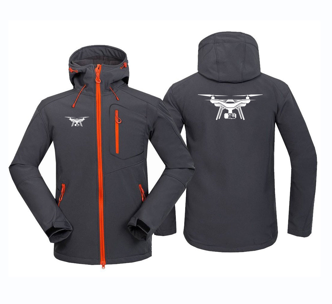 Drone Silhouette Polar Style Jackets