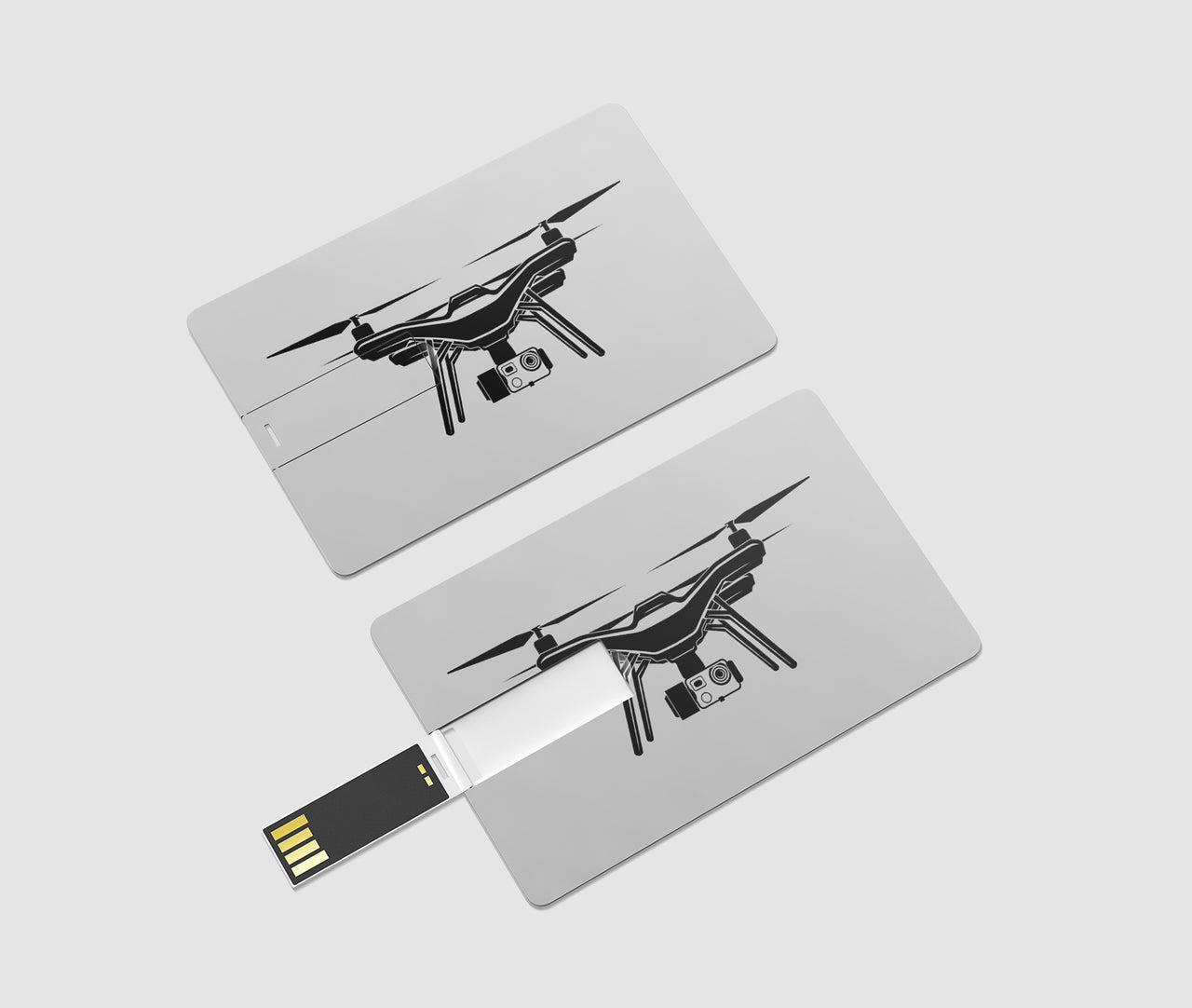 Drone Silhouette Designed USB Cards