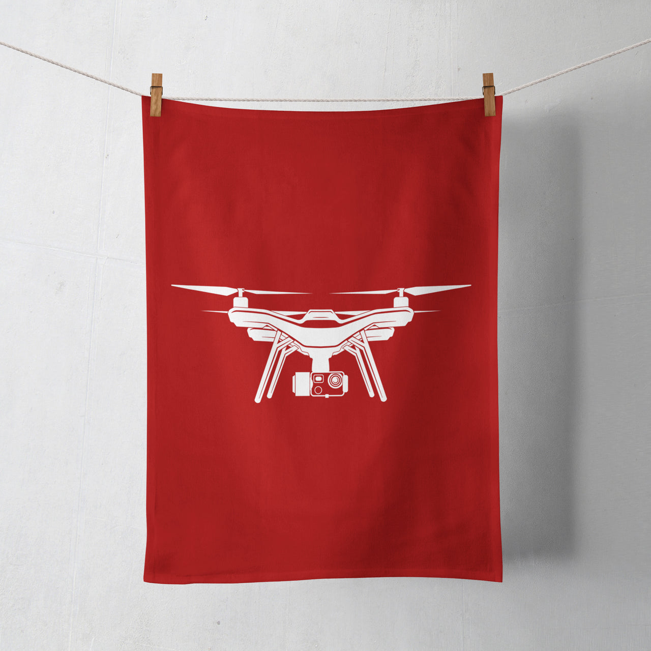 Drone Silhouette Designed Towels