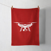 Thumbnail for Drone Silhouette Designed Towels