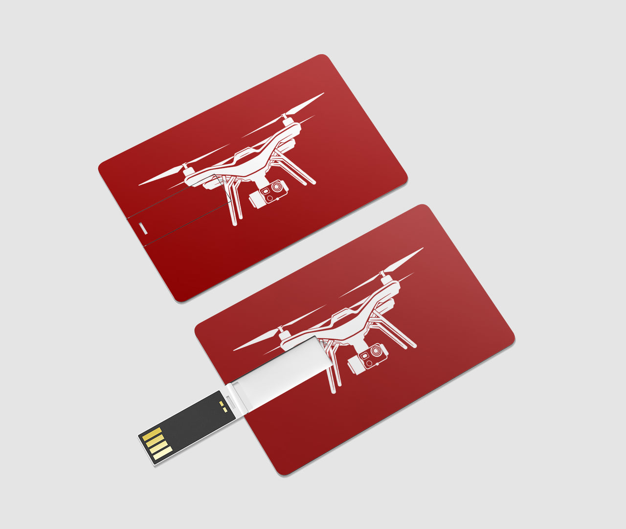 Drone Silhouette Designed USB Cards