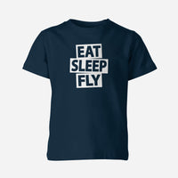 Thumbnail for Eat Sleep Fly Designed Children T-Shirts