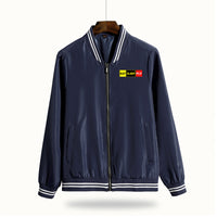 Thumbnail for Eat Sleep Fly (Colourful) Designed Thin Spring Jackets
