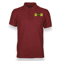 Thumbnail for Eat Sleep Fly (Colourful) Designed Polo T-Shirts