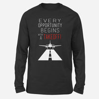 Thumbnail for Every Opportunity Designed Long-Sleeve T-Shirts
