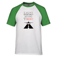 Thumbnail for Every Opportunity Designed Raglan T-Shirts