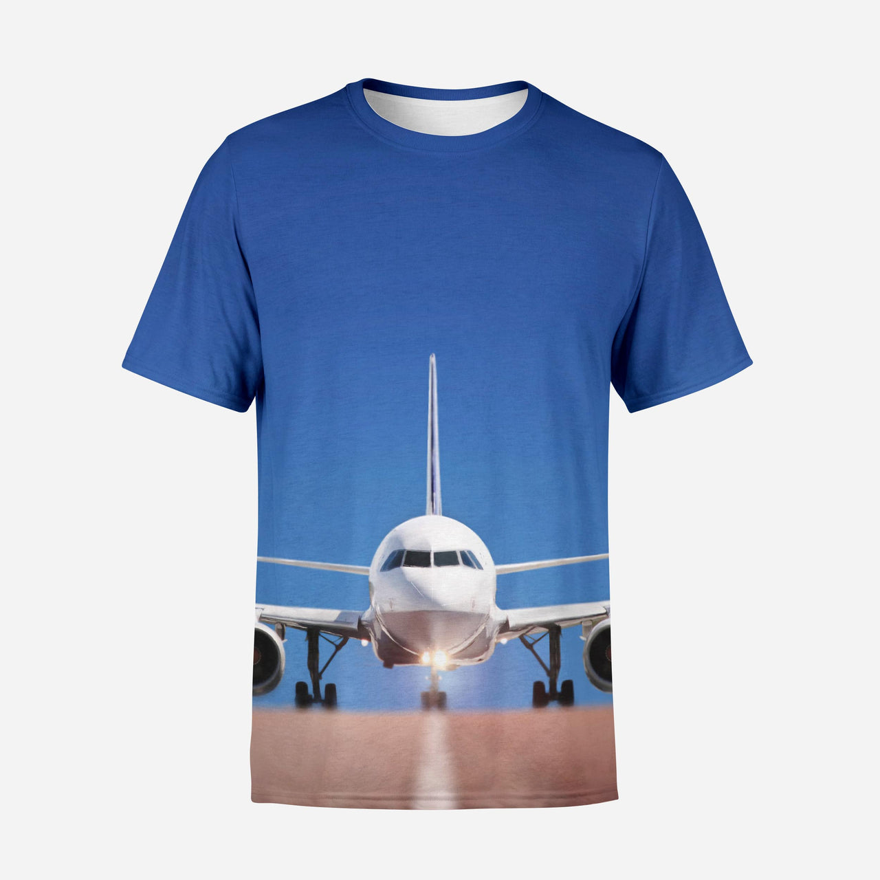 Face to Face with Airbus A320 Printed 3D T-Shirts