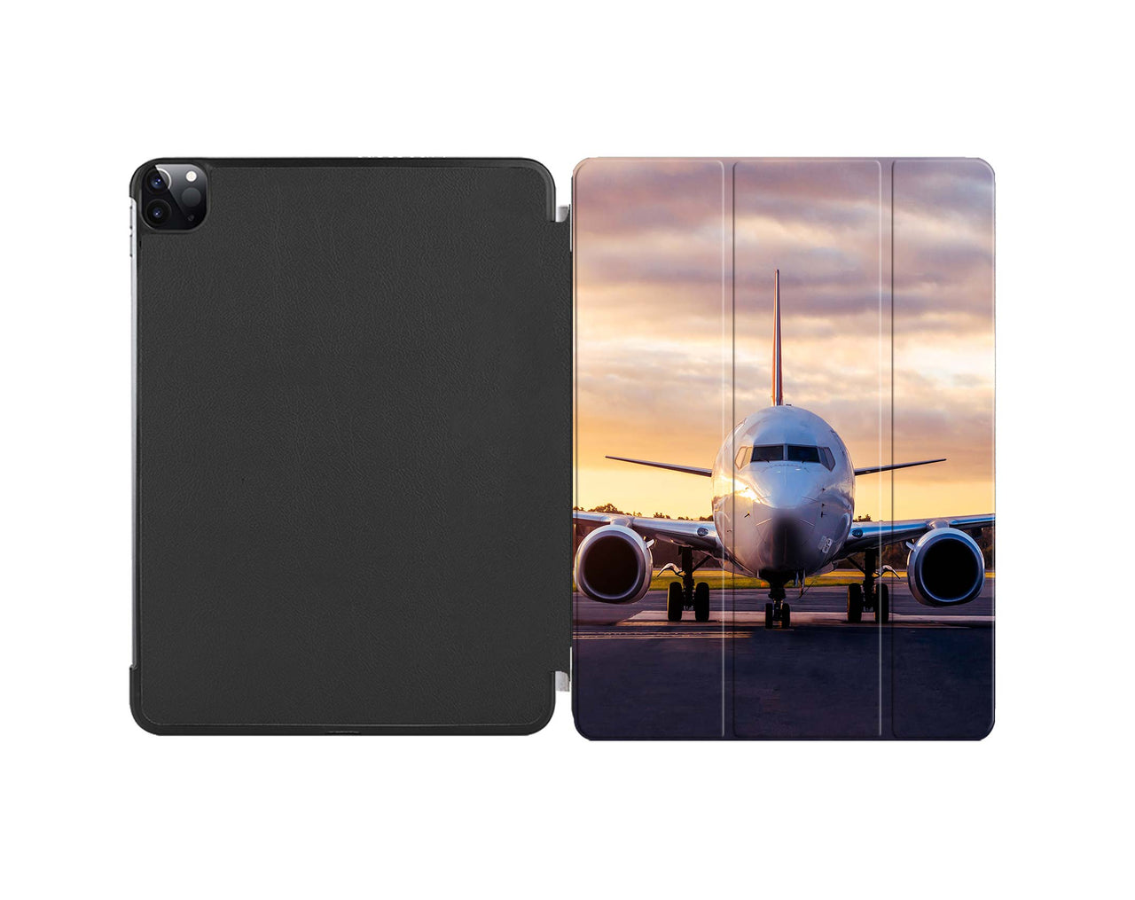 Face to Face with Boeing 737-800 During Sunset Designed iPad Cases