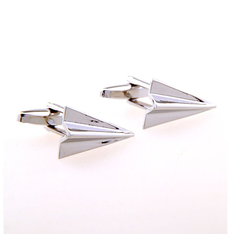 Fashion Simple Airplane Cuff Links