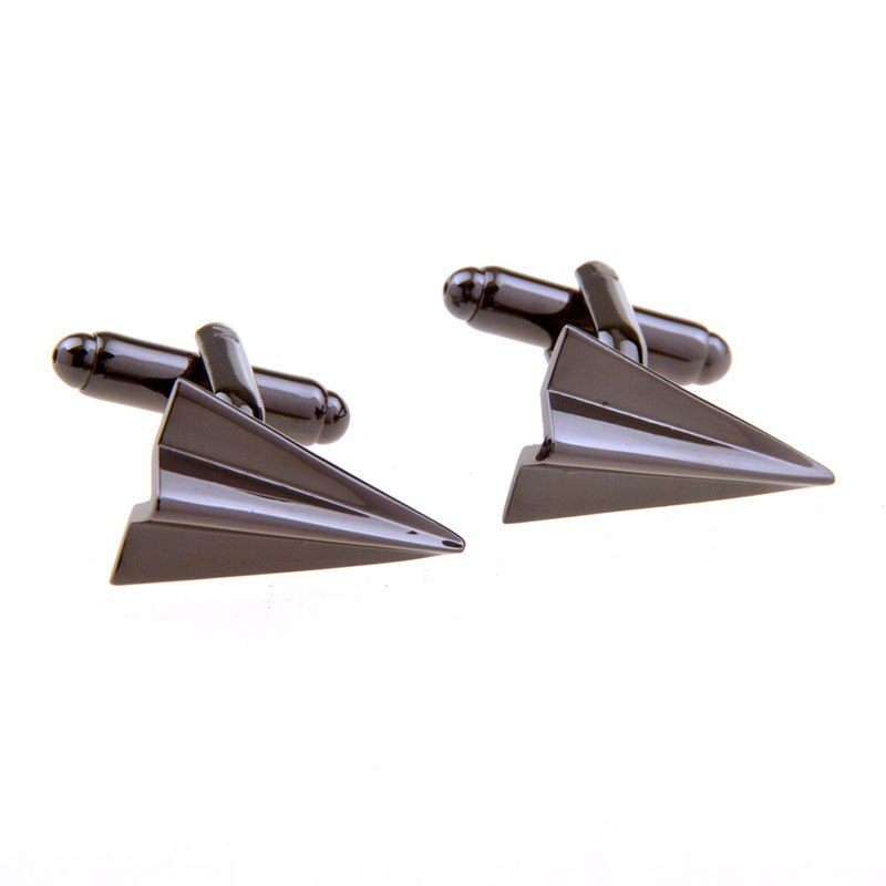Fashion Simple Airplane Cuff Links