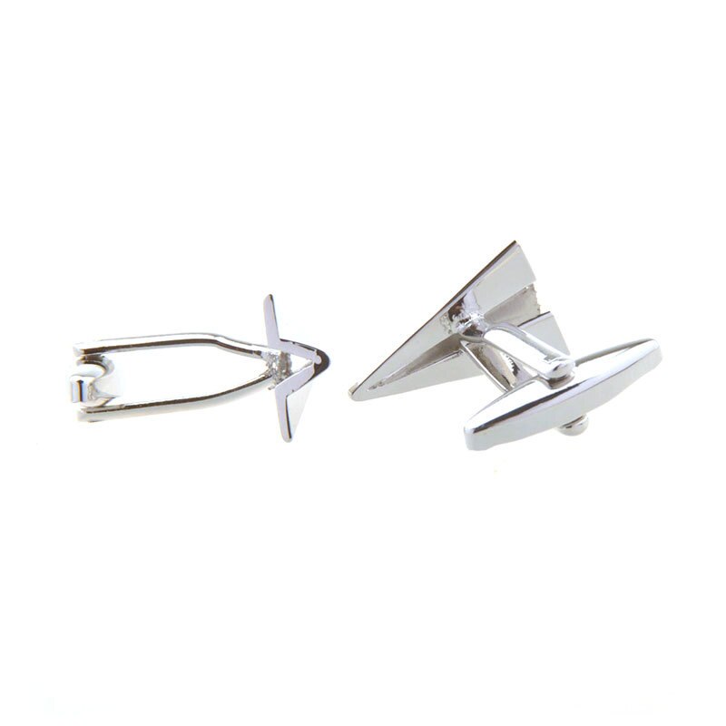 Fashion Simple Airplane Cuff Links