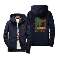Thumbnail for Fighter Machine Designed Windbreaker Jackets