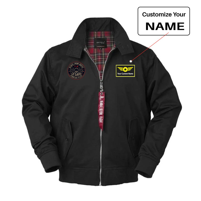 Fighting Falcon F16 - Death From Above Designed Vintage Style Jackets