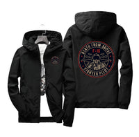 Thumbnail for Fighting Falcon F16 - Death From Above Designed Windbreaker Jackets