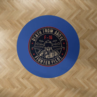 Thumbnail for Fighting Falcon F16 - Death From Above Designed Carpet & Floor Mats (Round)