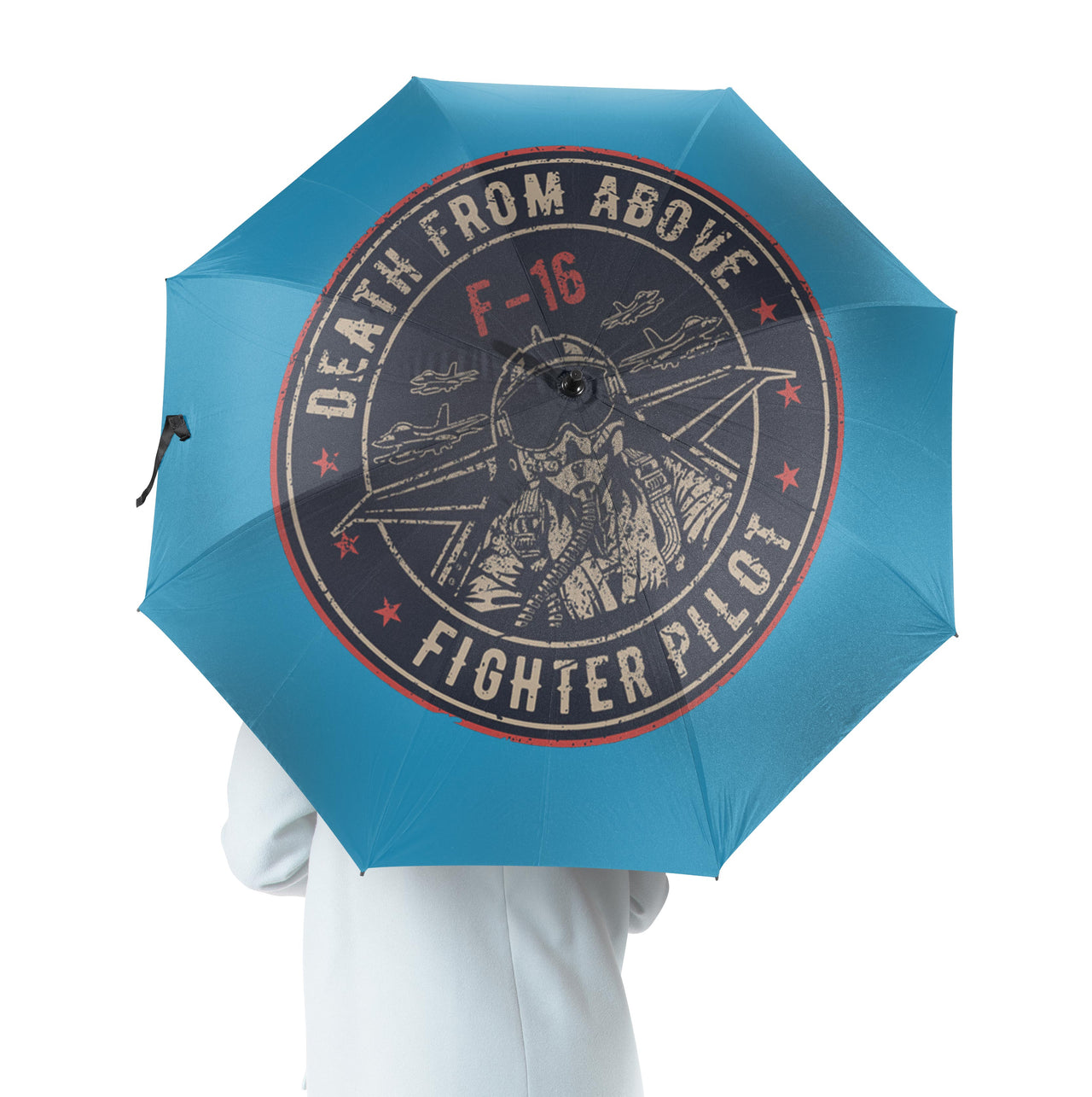 Fighting Falcon F16 - Death From Above Designed Umbrella