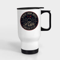 Thumbnail for Fighting Falcon F16 - Death From Above Designed Travel Mugs (With Holder)
