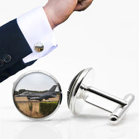 Thumbnail for Fighting Falcon F16 From Side Designed Cuff Links