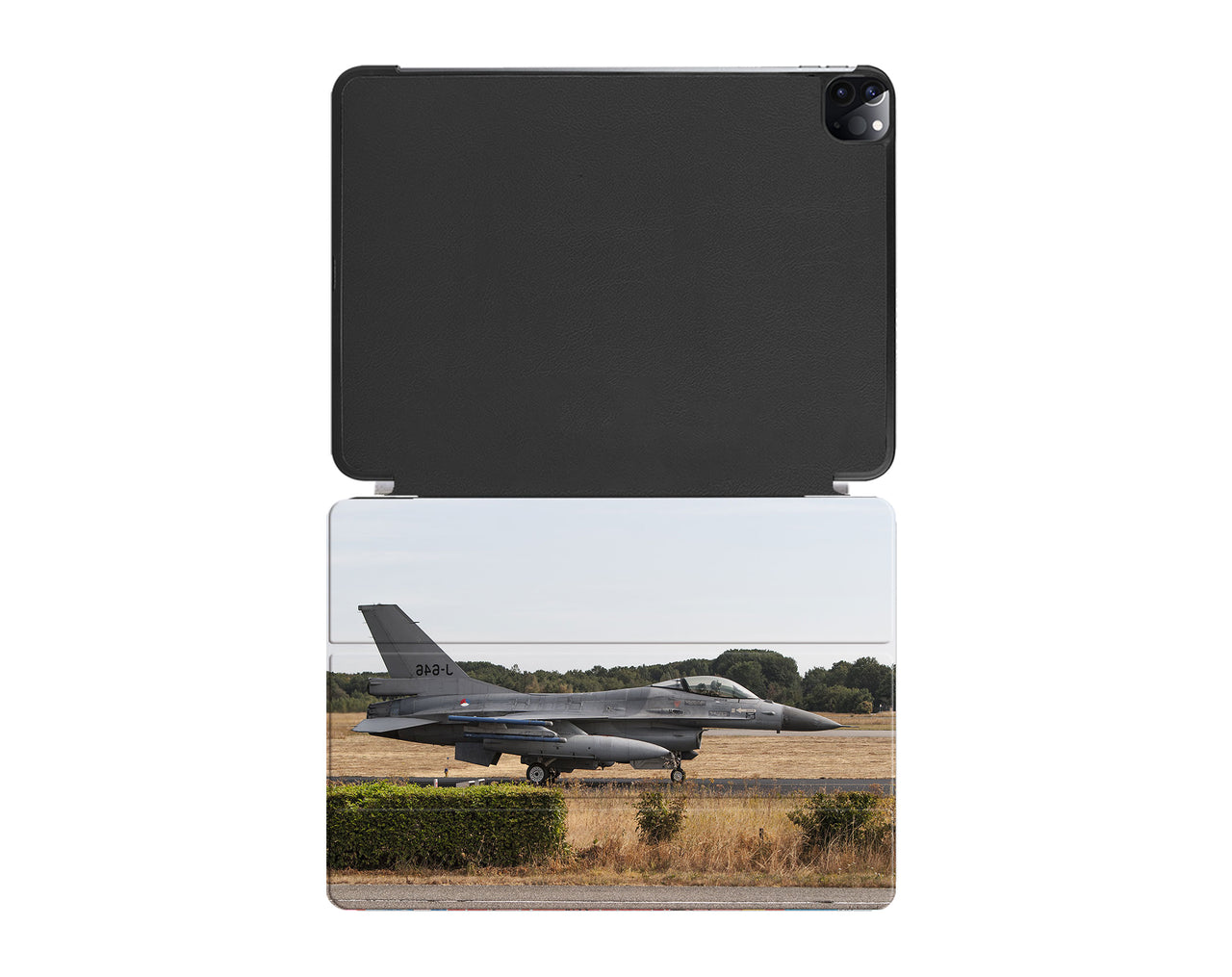 Fighting Falcon F16 From Side Designed iPad Cases