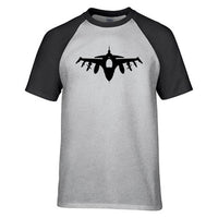 Thumbnail for Fighting Falcon F16 Silhouette Designed Raglan T-Shirts