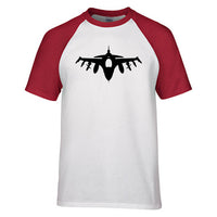 Thumbnail for Fighting Falcon F16 Silhouette Designed Raglan T-Shirts