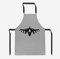 Thumbnail for Fighting Falcon F16 Silhouette Designed Kitchen Aprons