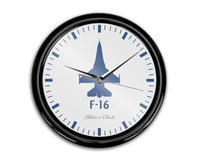 Thumbnail for Fighting Falcon F16 Printed Wall Clocks Aviation Shop 