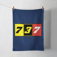 Thumbnail for Flat Colourful 737 Designed Towels